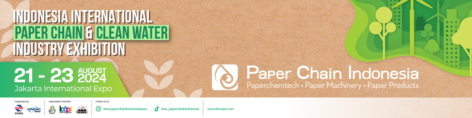 Indonesia International Paper Chain & Clean Water Industry Exhibition